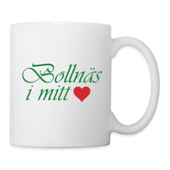 Bollnäs in meinem Herzen - Tasse - Weiß - Rechts