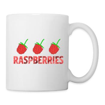 RASPBERRIES - Tasse - Weiß - Rechts