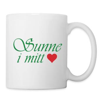 Sunne in meinem Herzen - Tasse - Weiß - Rechts