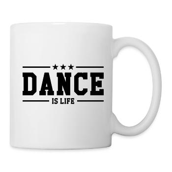 La danse c'est la vie - Mug blanc - blanc - Droite