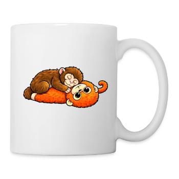 Monkey Punch Baby  - Tasse - Weiß - Rechts