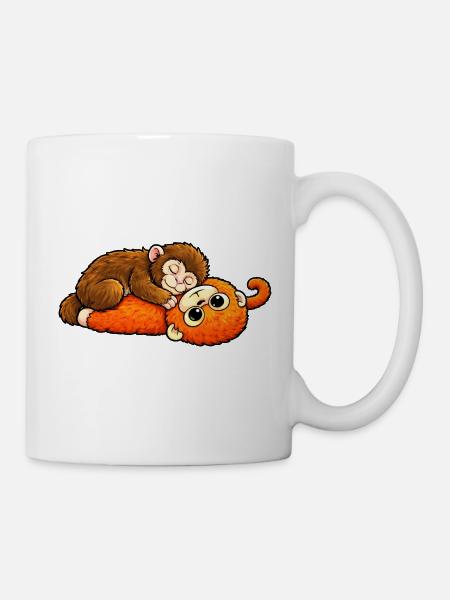 Monkey Punch Baby  - Tasse - Weiß
