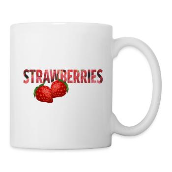 STRAWBERRIES - Tasse - Weiß - Rechts