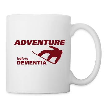 AVENTURE DE SNOWBOARD - Mug blanc - blanc - Droite