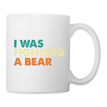 Ich kämpfte gegen eine Genesung nach einer Bärenoperation - Tasse - Weiß - Rechts