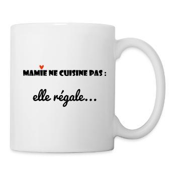 OMA. MAMA. OMA. MUTTERTAG - Tasse - Weiß - Rechts