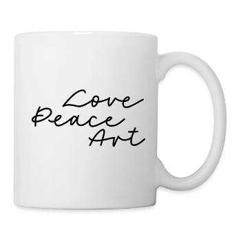 Love Peace Art - Mug - white - Right