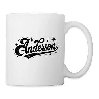 Anderson name first last family - Mug - white - Right
