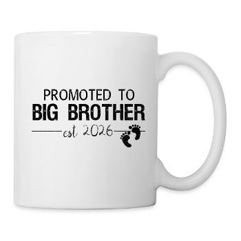 Promoted To Big Brother 2026 Shirt - Mug - white - Right