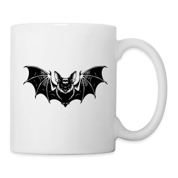 Bat Gothic Illustration - Mug - white - Right