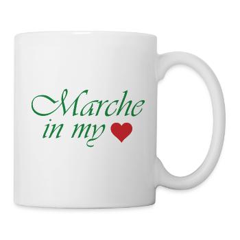 Marche in My Heart - Tasse - Weiß - Rechts