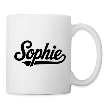 Sophie name first last family - Mug - white - Right