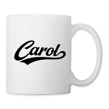 Carol name first last family gifts  - Mug - white - Right