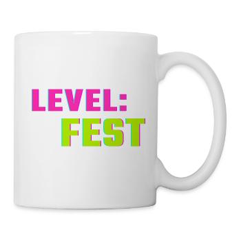 Level Fest Shirt – Frühlingsfest Gaming Style Fest - Tasse - Weiß - Rechts