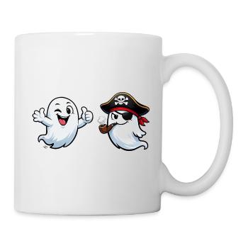 Ghost Pirate Duo - Mug - white - Right