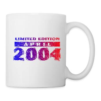 22e anniversaire Édition Limitée 04/2004 - Mug blanc - blanc - Droite
