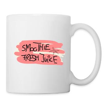 I Love Smoothies Juice Saft Frucht Kinder - Tasse - Weiß - Rechts