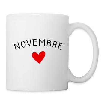 Future maman Novembre – Bébé en route ❤️ - Mug blanc - blanc - Droite