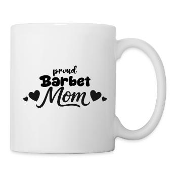 Stolze French Water Dog Mutter, Barbet - Tasse - Weiß - Rechts