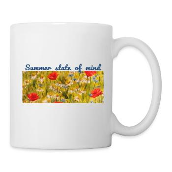 Summer State of Mind Wildflower Meadow Panorama - Mug - white - Right
