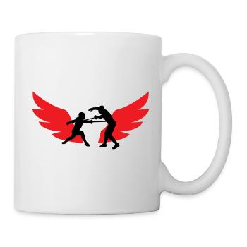 Winged Fencer: The Speed of Sword and Iron - Mug - white - Right