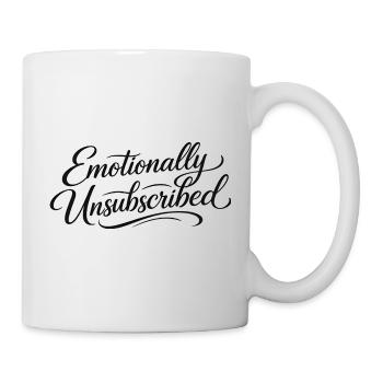 Sarcasme déconnecté émotionnellement Femmes drôles - Mug blanc - blanc - Droite