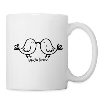 together forever Bird - Tasse - Weiß - Rechts