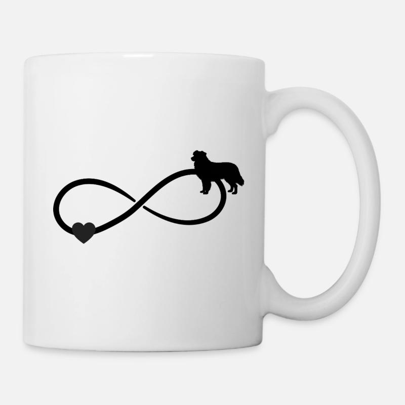 Cœur du Berger Australien Infini - Mug blanc - blanc