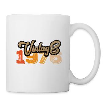 Vintage 1976 - Tasse - Weiß - Rechts