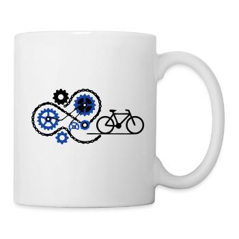 Ingenious Bicycle Gear Mechanics - Mug - white - Right