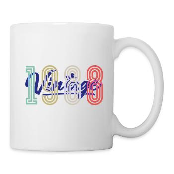 Vintage 1988 - Tasse - Weiß - Rechts