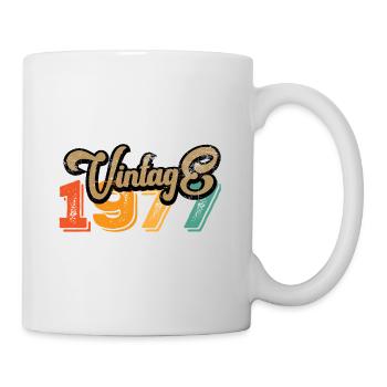 Millésime 1977 - Mug blanc - blanc - Droite