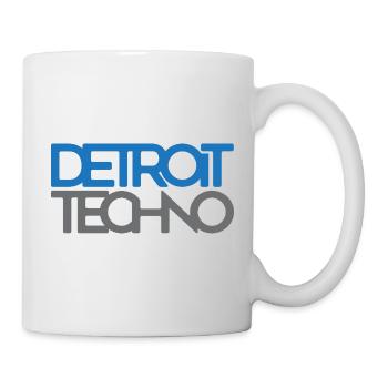 Detroit Techno 128 BPM Rave Club Festival - Mug blanc - blanc - Droite