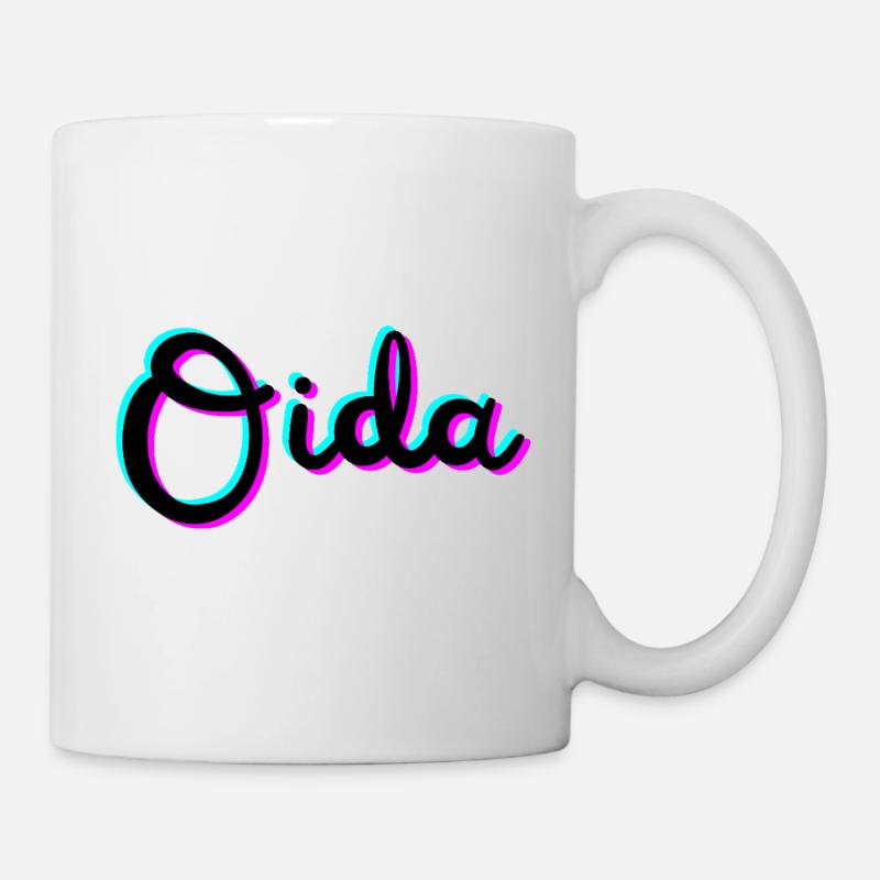 oida - Tasse - Weiß