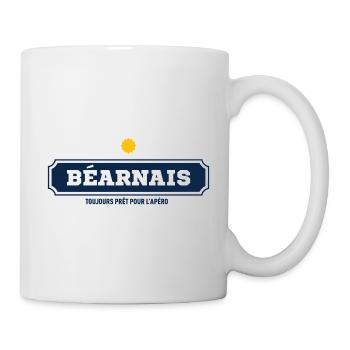 Bearnais Toujours Pret Pour L Apero T-Shirt Cad... - Mug blanc - blanc - Droite