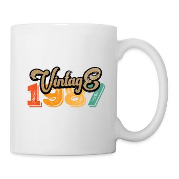 Millésime 1987 - Mug blanc - blanc - Droite