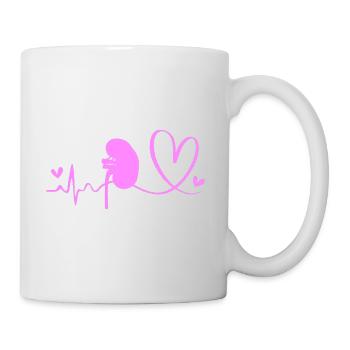 Nierenspender Spender Niere - Tasse - Weiß - Rechts
