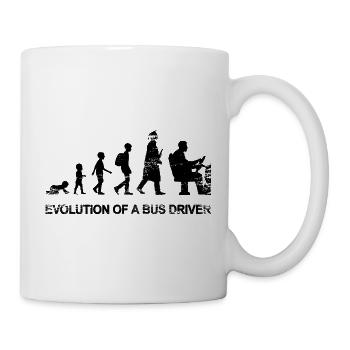Development of a bus driver - Mug - white - Right