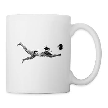 Beach volleyball - Mug - white - Right