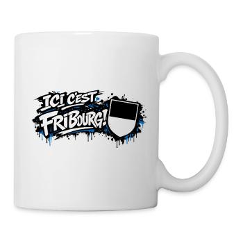 ICI C'EST FRIBOURG - Tasse - Weiß - Rechts