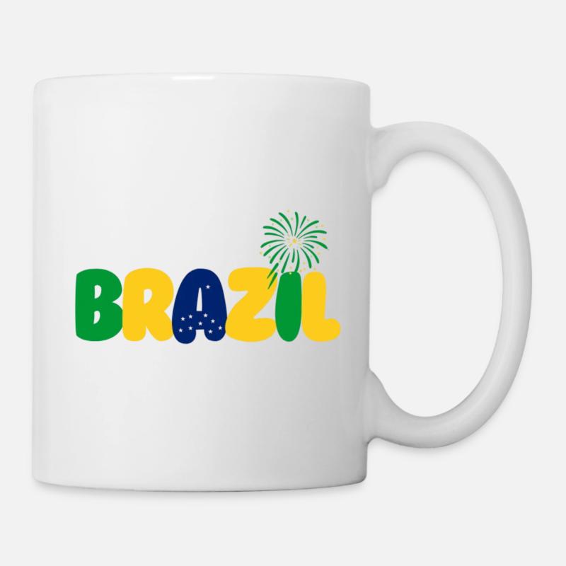 Brazil - Mug - white