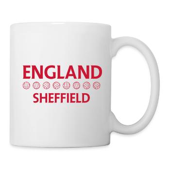 England Sheffield Crest Art - Mug - white - Right