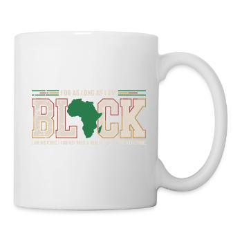 Fierté Afro Black History Month Vintage - Mug blanc - blanc - Droite