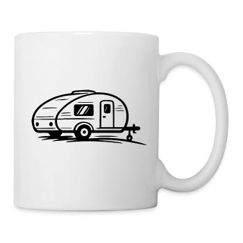 Camping Trailer - Mug - white - Right