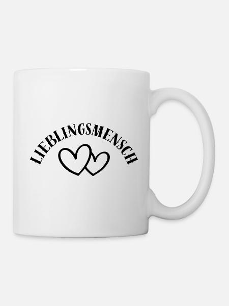 Lieblingsmensch für Sie und Ihn - Tasse - Weiß