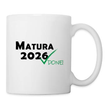 Matura 2026 Done - Mug - white - Right