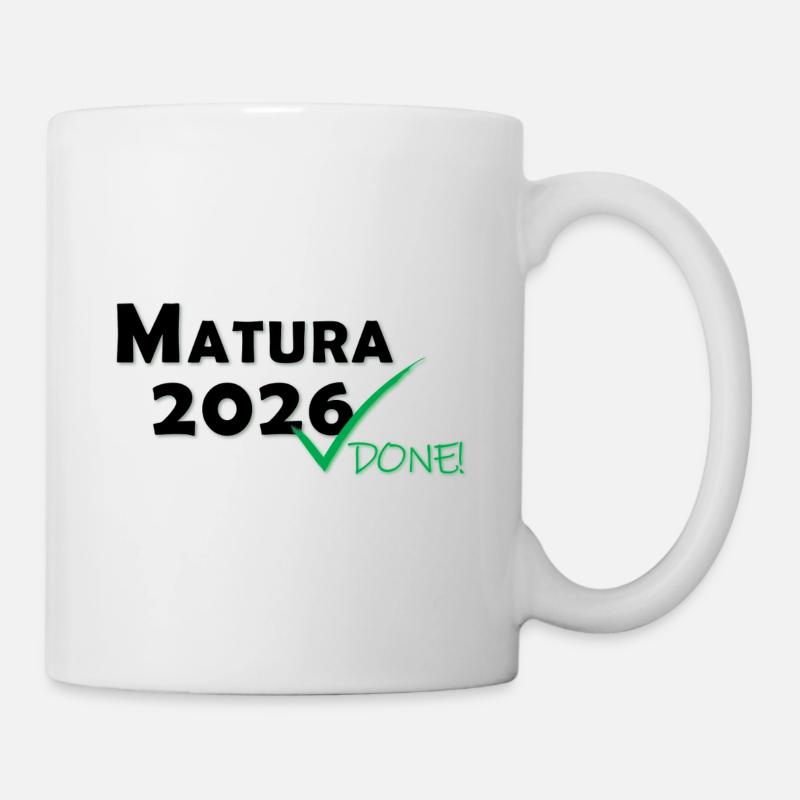 Matura 2026 Terminé - Mug blanc - blanc