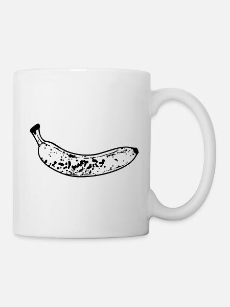 Banane - Tasse - Weiß
