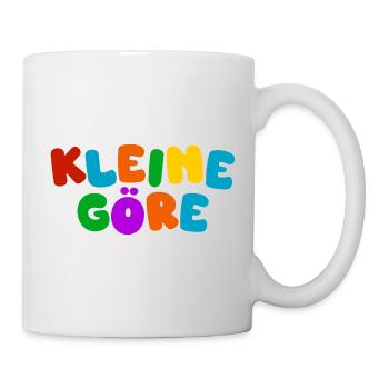 Kleine Göre - Farbexplosion - Tasse - Weiß - Rechts