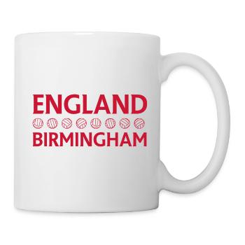 Emblème de cricket Angleterre Birmingham - Mug blanc - blanc - Droite